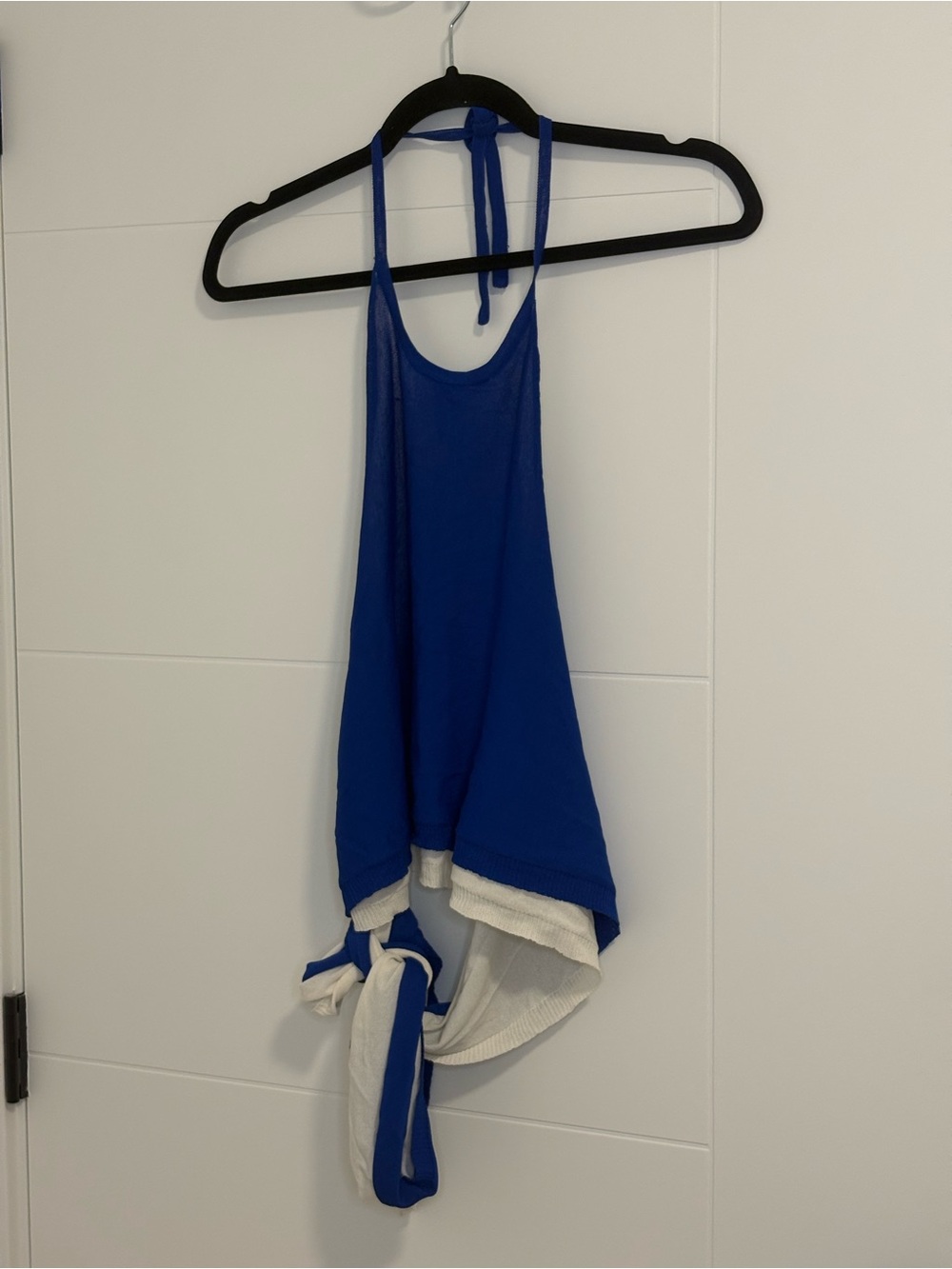Zara Royal Blue Halter Tank Top